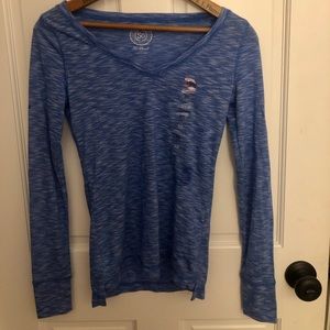 SO XS Blue Long Sleeve T-Shirt